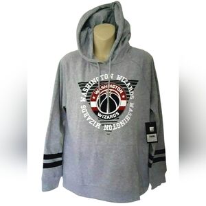 Washington Wizards Womens Hoodie Size Large Sweatshirt Gray UNK Brand NBA New